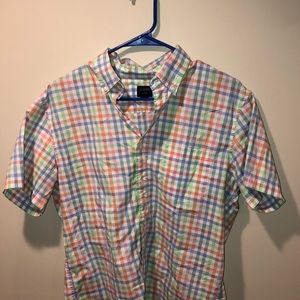 J Crew short sleeve button down casual